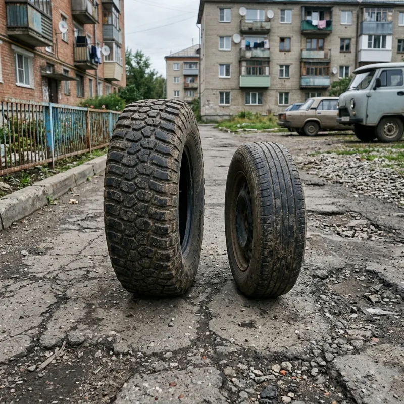 Сравнение сопротивления качению: узкая и широкая автомобильная резина